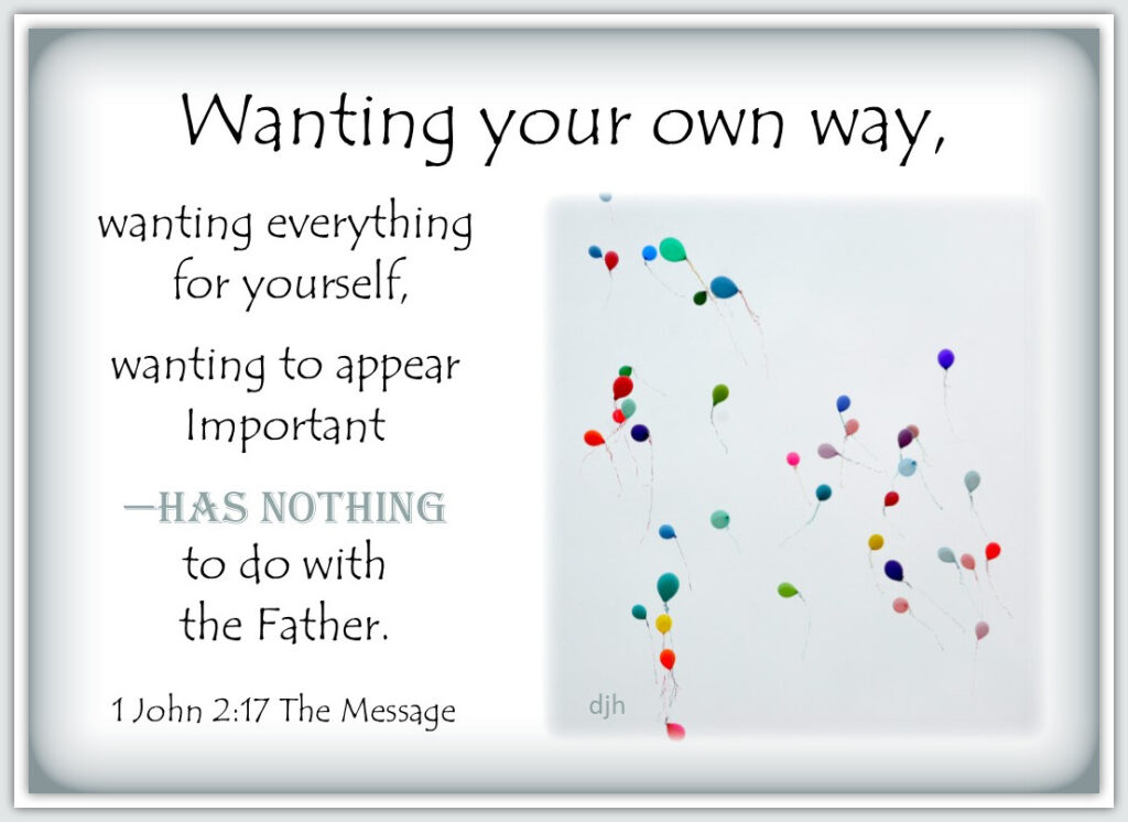It Has Nothing to Do with the Father – My Journey – by Doris High